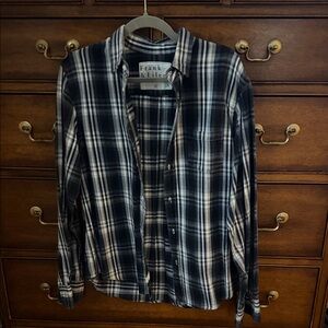Frank & Eileen Navy Plaid Men's Shirt